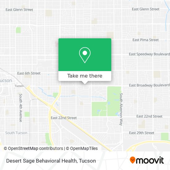 Desert Sage Behavioral Health map