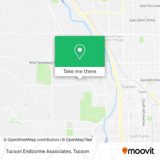 Mapa de Tucson Endocrine Associates