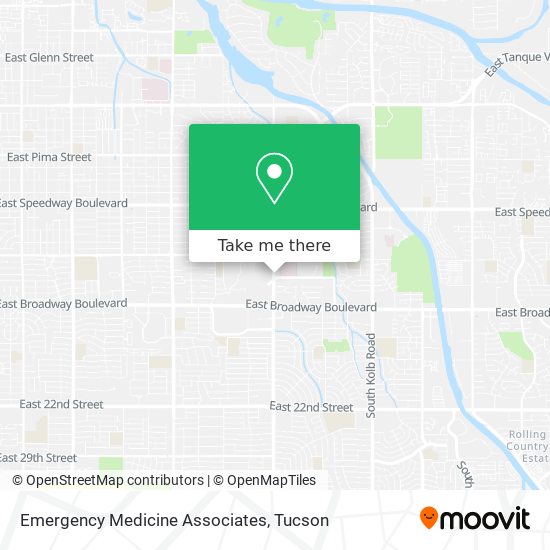 Mapa de Emergency Medicine Associates