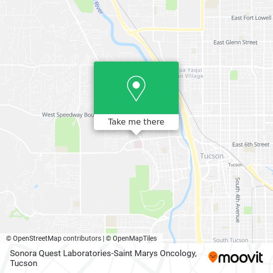 Mapa de Sonora Quest Laboratories-Saint Marys Oncology