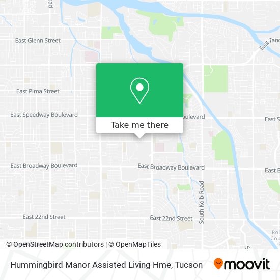 Hummingbird Manor Assisted Living Hme map