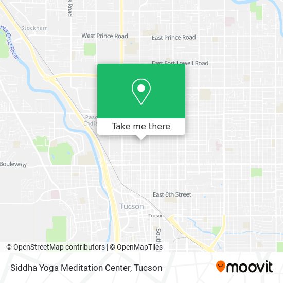 Mapa de Siddha Yoga Meditation Center