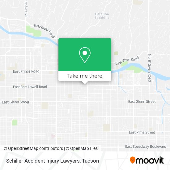 Schiller Accident Injury Lawyers map