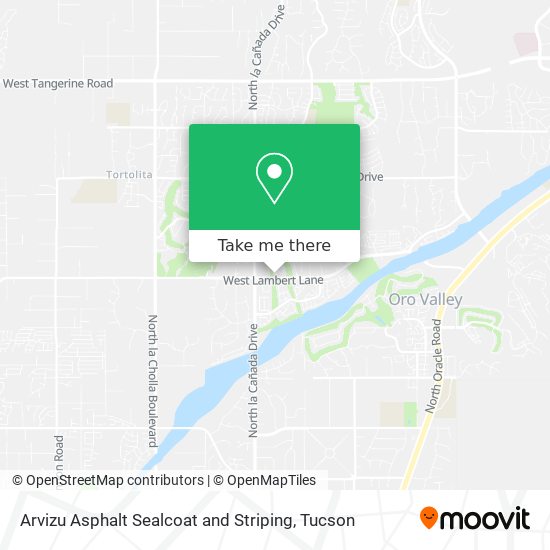 Arvizu Asphalt Sealcoat and Striping map