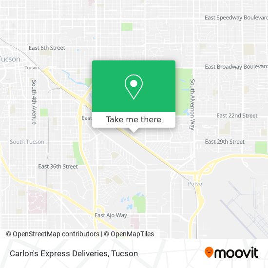 Mapa de Carlon's Express Deliveries