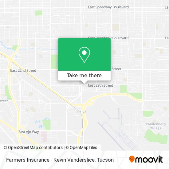 Farmers Insurance - Kevin Vanderslice map