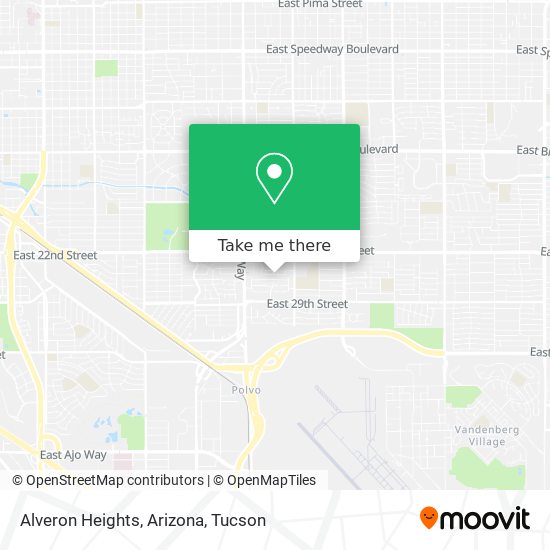 Alveron Heights, Arizona map