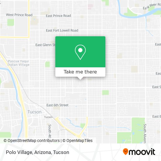 Polo Village, Arizona map
