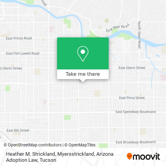 Heather M. Strickland, Myersstrickland, Arizona Adoption Law map