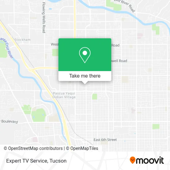 Expert TV Service map