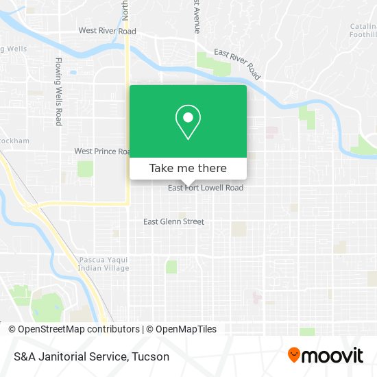 Mapa de S&A Janitorial Service