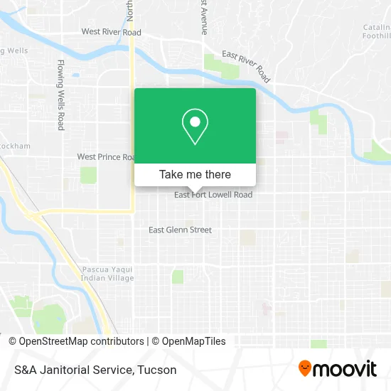 S&A Janitorial Service map