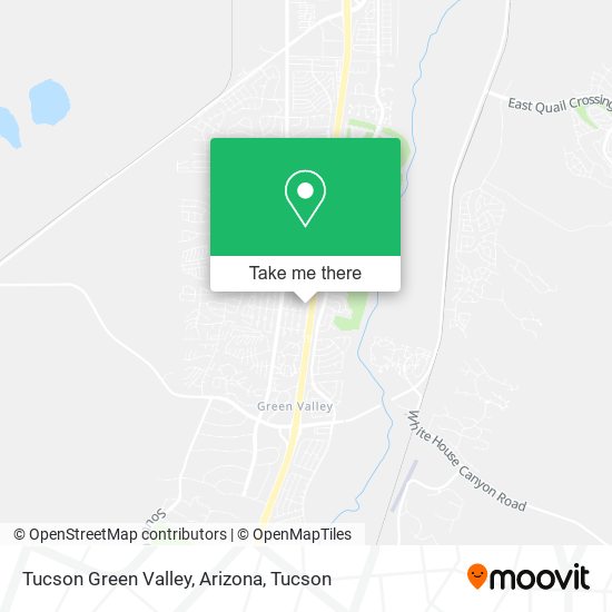 Mapa de Tucson Green Valley, Arizona