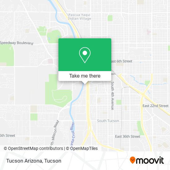 Tucson Arizona map