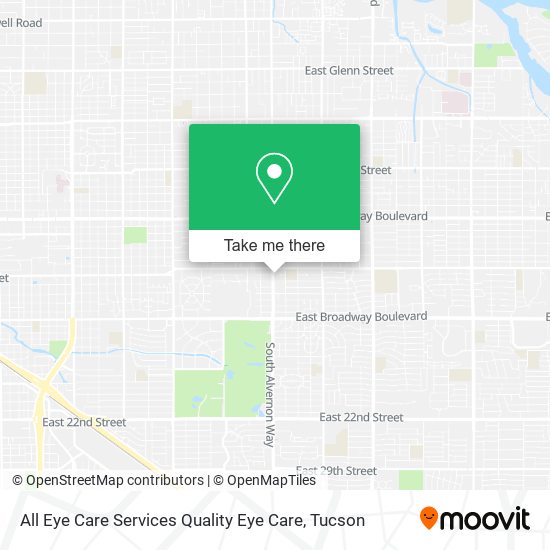 All Eye Care Services Quality Eye Care map