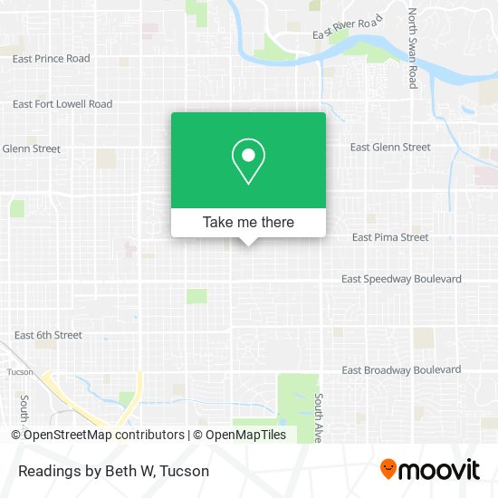 Mapa de Readings by Beth W