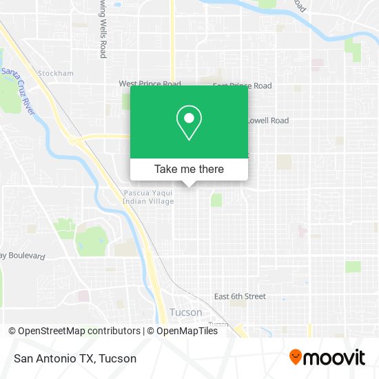 Mapa de San Antonio TX