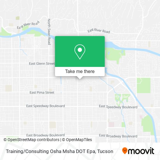 Mapa de Training / Consulting Osha Msha DOT Epa