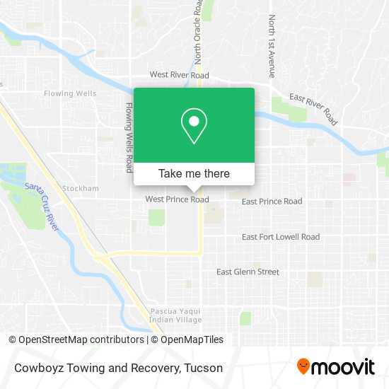 Cowboyz Towing and Recovery map