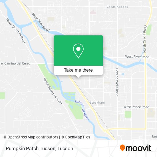 Mapa de Pumpkin Patch Tucson