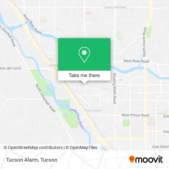 Mapa de Tucson Alarm