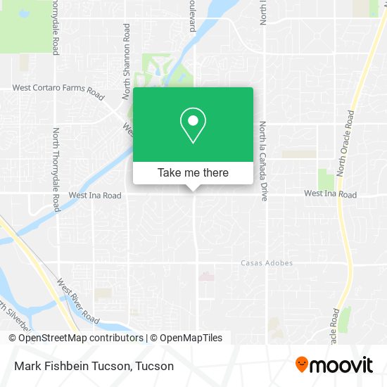 Mapa de Mark Fishbein Tucson