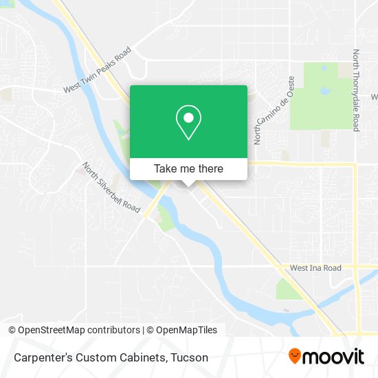Carpenter's Custom Cabinets map