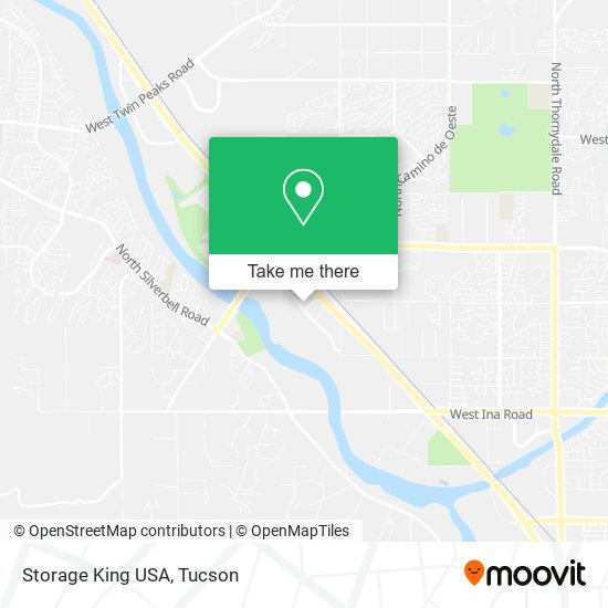 Mapa de Storage King USA