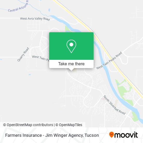 Farmers Insurance - Jim Winger Agency map