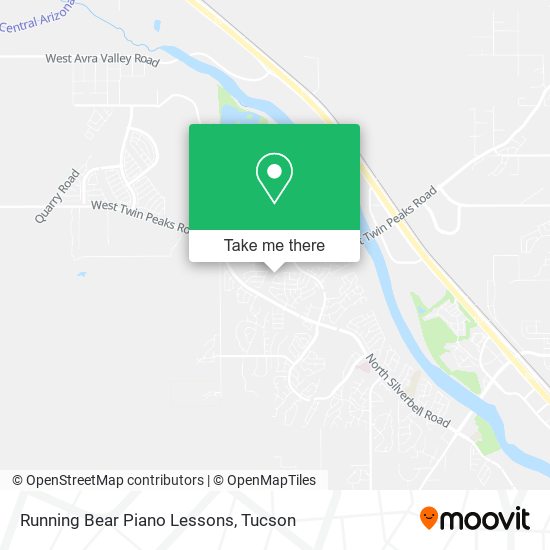 Mapa de Running Bear Piano Lessons