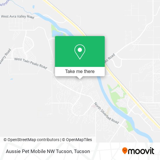 Mapa de Aussie Pet Mobile NW Tucson