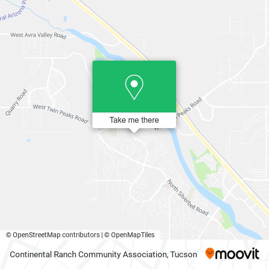 Mapa de Continental Ranch Community Association