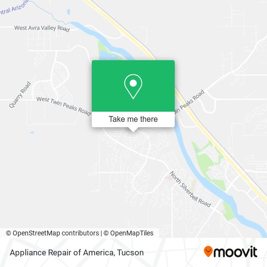 Appliance Repair of America map