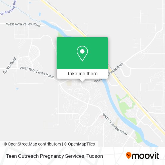 Mapa de Teen Outreach Pregnancy Services