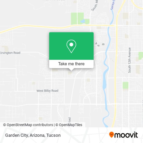 Garden City, Arizona map