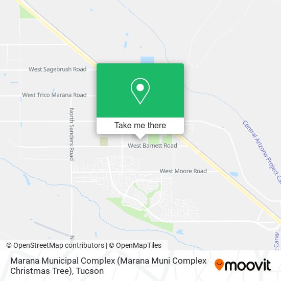 Marana Municipal Complex (Marana Muni Complex Christmas Tree) map