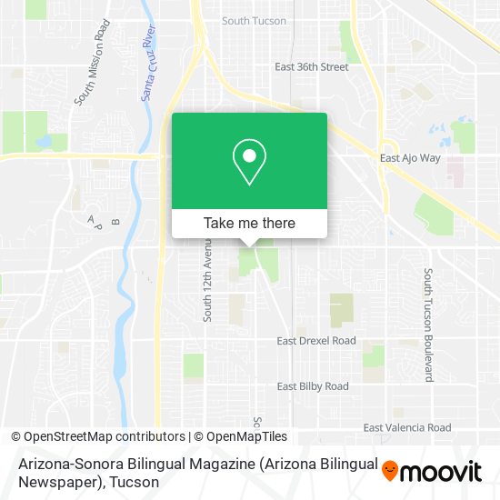 Mapa de Arizona-Sonora Bilingual Magazine (Arizona Bilingual Newspaper)
