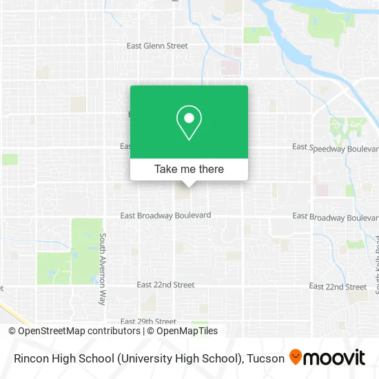 Rincon High School (University High School) map