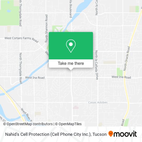 Mapa de Nahid's Cell Protection (Cell Phone City Inc.)