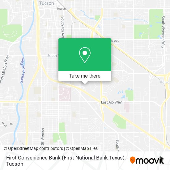 Mapa de First Convenience Bank (First National Bank Texas)