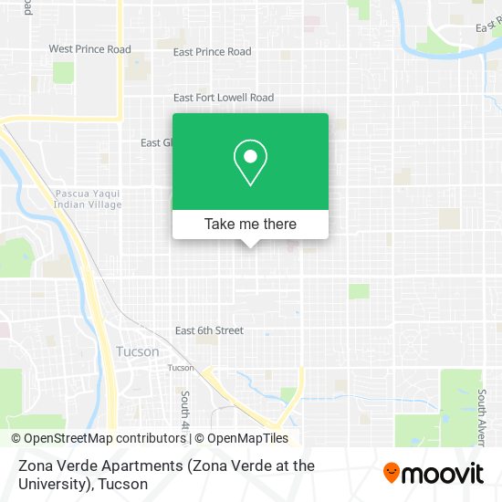 Zona Verde Apartments (Zona Verde at the University) map