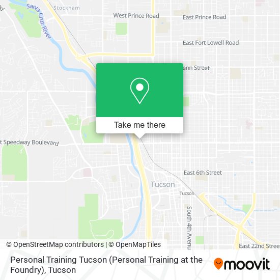 Mapa de Personal Training Tucson (Personal Training at the Foundry)