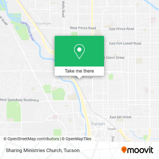 Mapa de Sharing Ministries Church