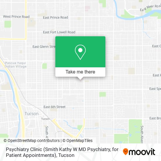 Psychiatry Clinic (Smith Kathy W MD Psychiatry, for Patient Appointments) map