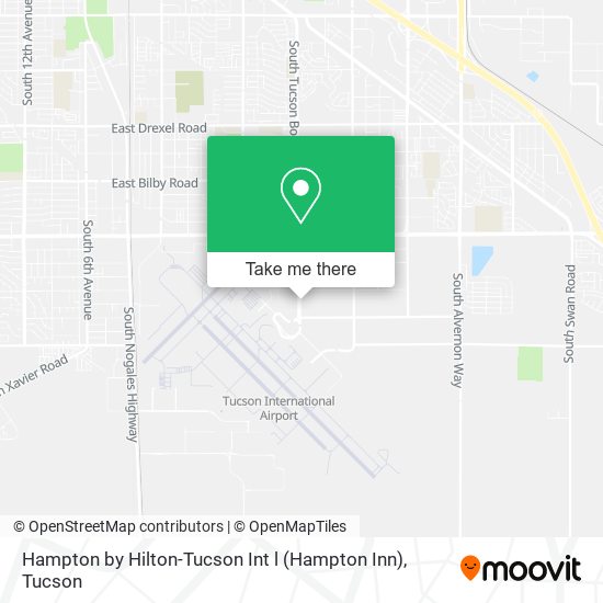 Hampton by Hilton-Tucson Int l (Hampton Inn) map