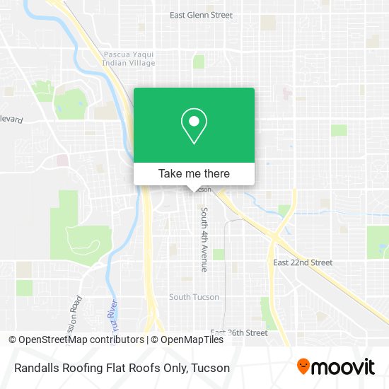 Randalls Roofing Flat Roofs Only map