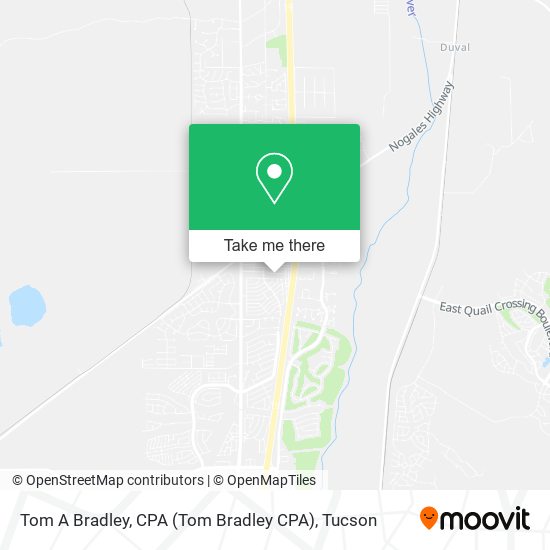 Tom A Bradley, CPA (Tom Bradley CPA) map