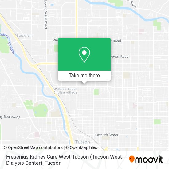 Fresenius Kidney Care West Tucson (Tucson West Dialysis Center) map