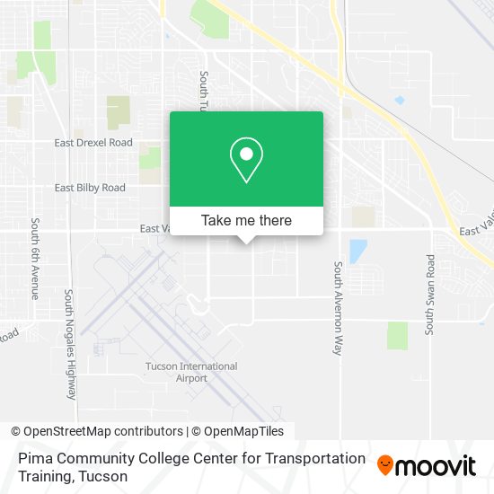 Mapa de Pima Community College Center for Transportation Training