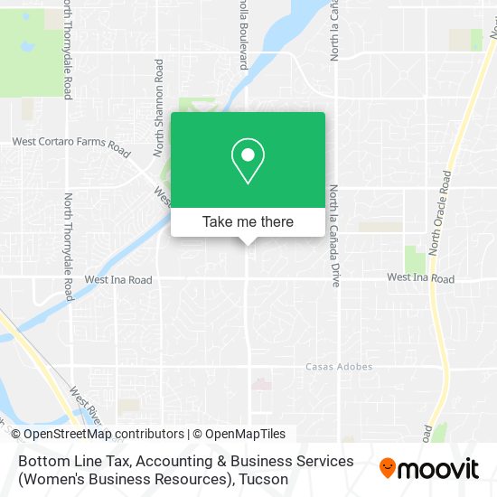 Mapa de Bottom Line Tax, Accounting & Business Services (Women's Business Resources)